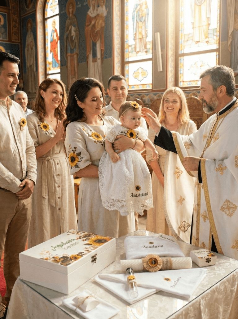 cum imbraci copilul la botez