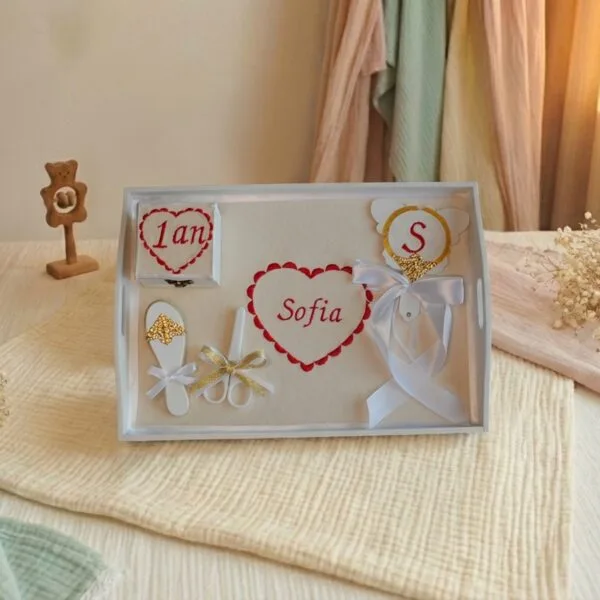 Tavita de mot brodata, set tava mot cu broderie personalizata Tavita de mot brodata, set tava mot cu broderie personalizata
