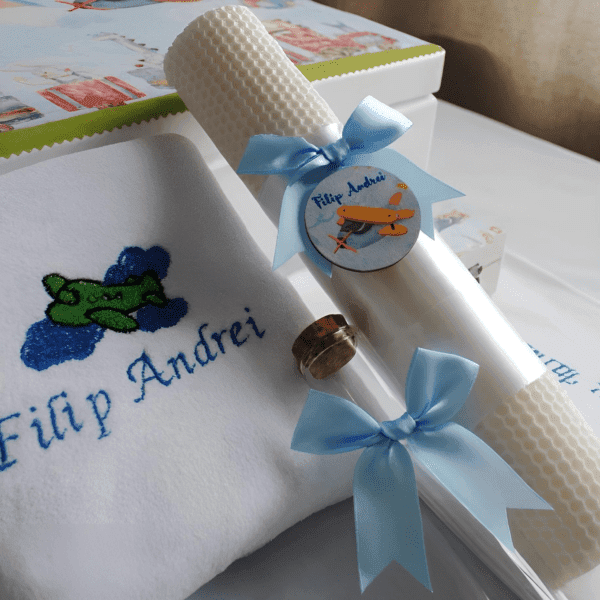 Lumanare Botez Simpla Simplicity - Eleganta si Fina