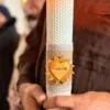 lumanare sunrise, lumanare cu inimioara personalizata