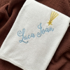 prosop personalizat cu broderie, prosop brodat cu nume, cado bebelus