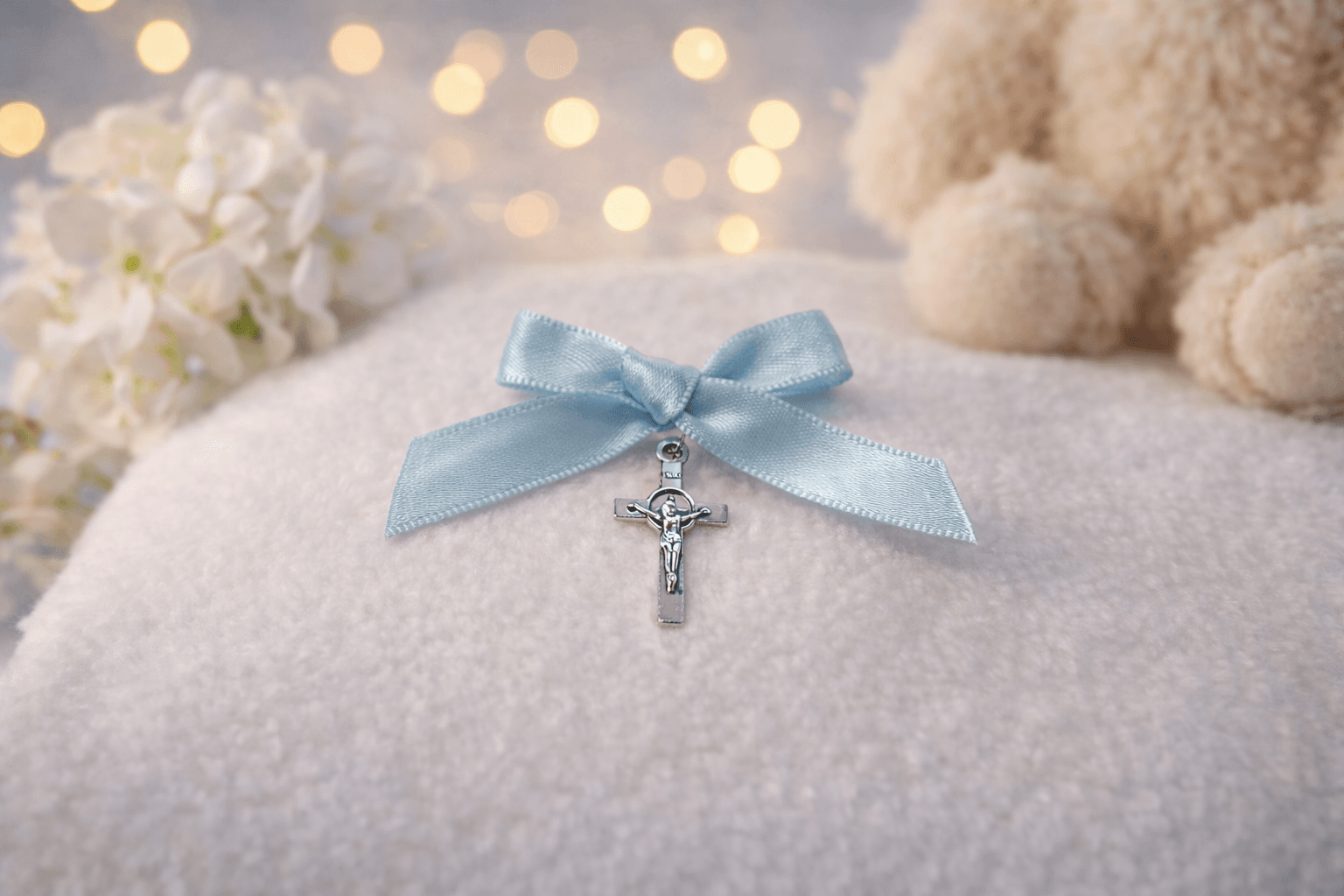 cruciulita argintie de botez, cruciulite botez