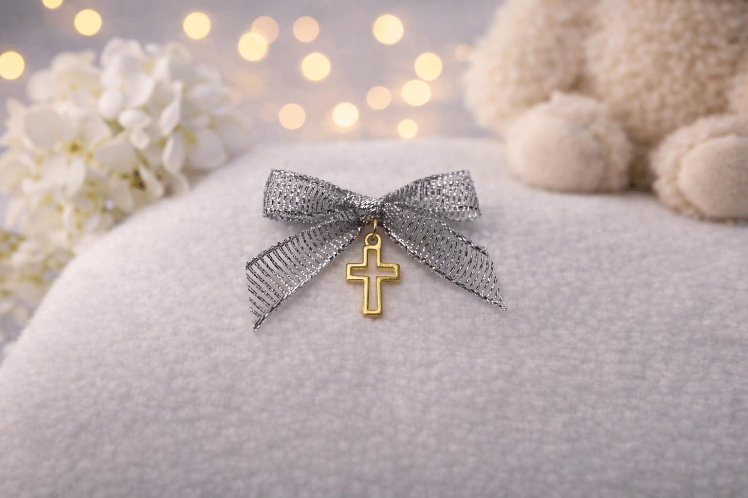 cruciulite botez aurii, fundita argintie