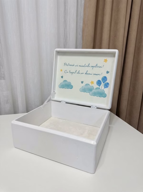 cufar lemn personalizat pentru copii, model ursulet