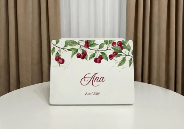 cutie lemn personalizata, cutie personalizata cirese, cadou copil cutie cu cirese cutie lemn personalizata, cutie personalizata cirese, cadou copil cutie cu cirese