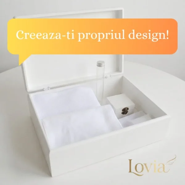 Trusou Botez Personalizat, design unicat trusou fara lumanare, personalizare la comanda