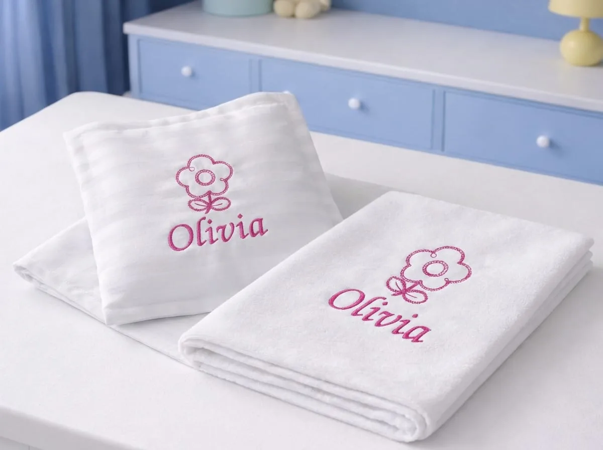 lenjerie patut personalizata cu roz, lenjerie patut fata, paturica pentru fete