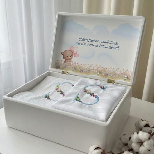 set cadou botez, set cadou copil, set cadou aniversare, cadou mot