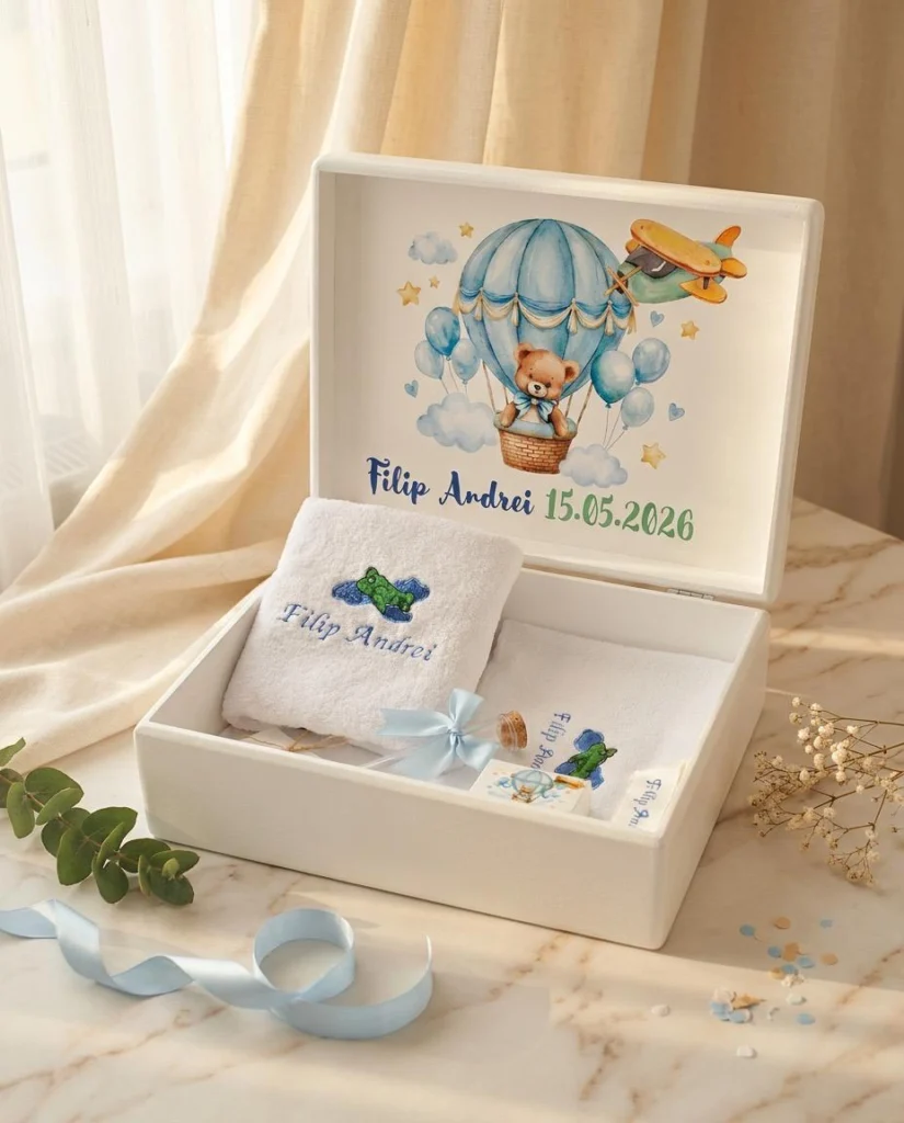 trusou baieti cu ursulet, trusou baiat ursulet, trusou personalizat