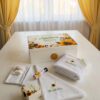 trusou botez floarea soarelui, trusou fara lumanare, trusou biserica, trusou personalizat
