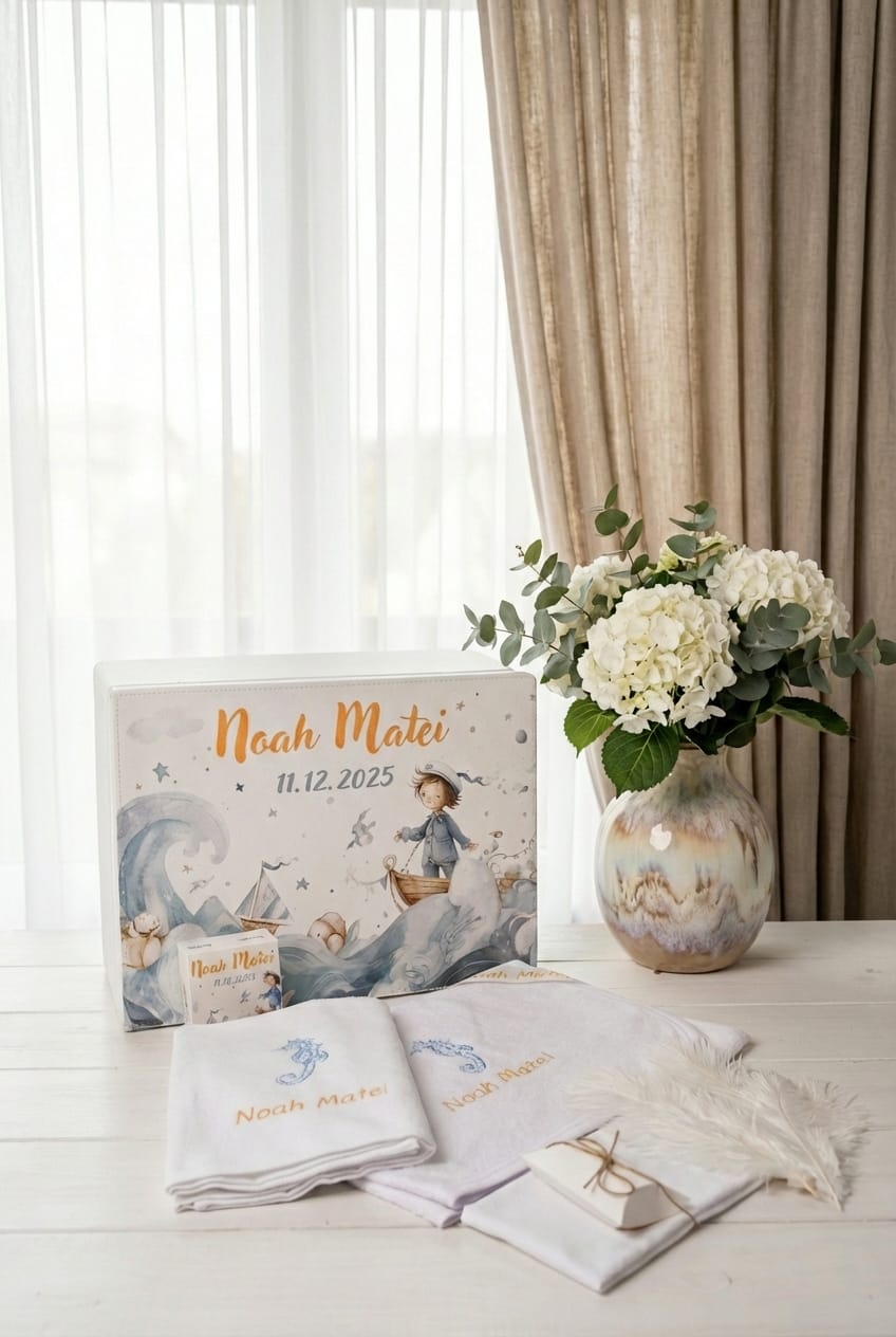 trusou cu barcuta, trusou baieti, bumbac, prosop capison