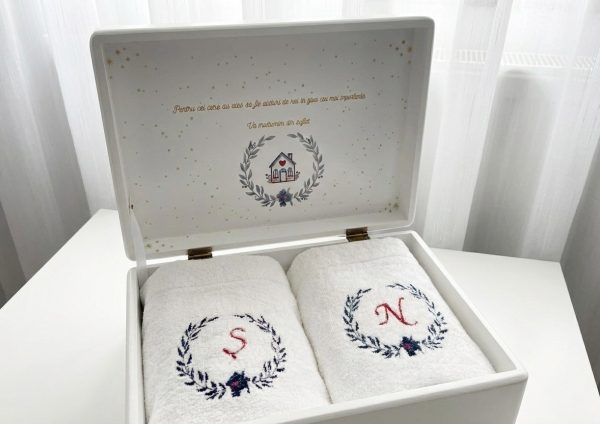 cadou nasi botez personalizat, prosoape brodate