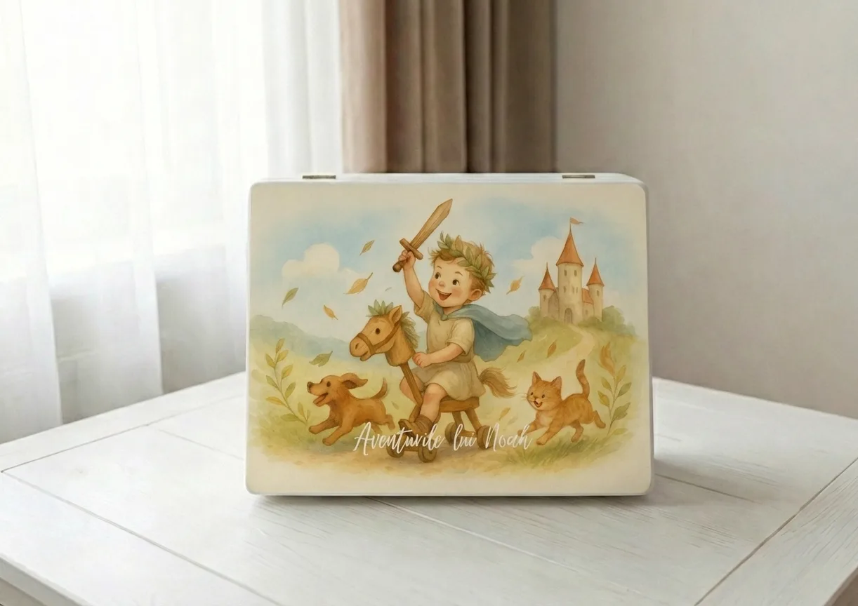 cutie amintiri baiat, cutie cavaler, cadou baiat personalizata