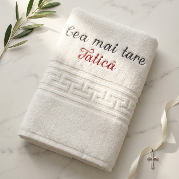 Prosop Brodat Cea Mai Tare Matusa, Cadou Personalizat de Aniversare