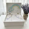 set cadou copil, cutie de amintiri, curcubeu