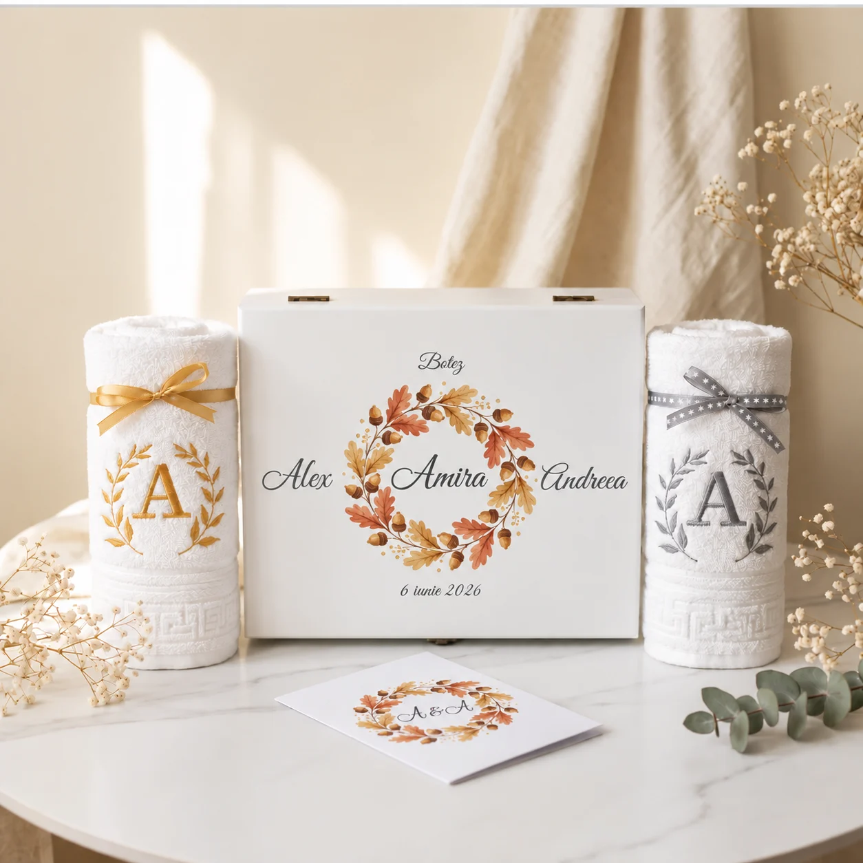Elegant Botez Keepsake Gift Set